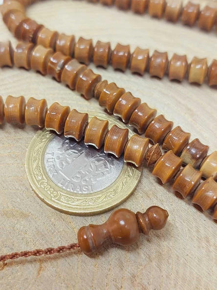 Kuka Ağacı 99luk Tesbih 4*6mm (55792) - Resim 3