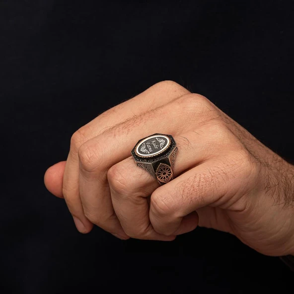 Kişiye Özel İsimli 925 Gümüş Yüzük - 4