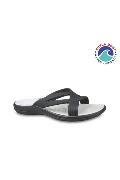 Ceyo SPLASH-Z4 Anatomik Taban Suyla Dost Kadın Terlik Siyah 36-40