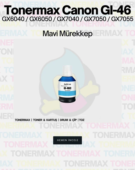 Canon GX6050 Muadil Mürekkep Takım / GI-46 - 4