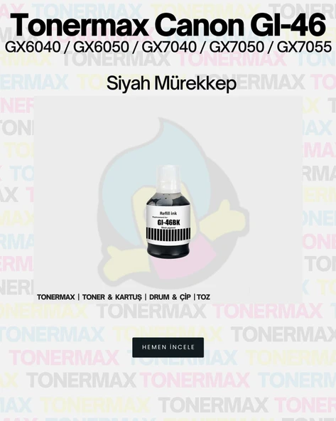 Canon GX6050 Muadil Mürekkep Takım / GI-46 - 3