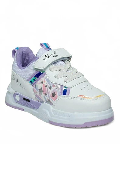 Celira Als Beyaz Lila Cilt Kız Çocuk Sneaker Spor Ayakkabı - 2