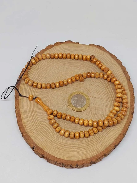 Meşe Ağacı 99luk Tesbih 5x7mm (55798) - 6