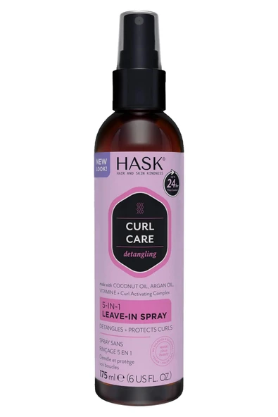Hask Curl Care 5-in-1 Dolaşık Saç Açıcı Sprey 175ML