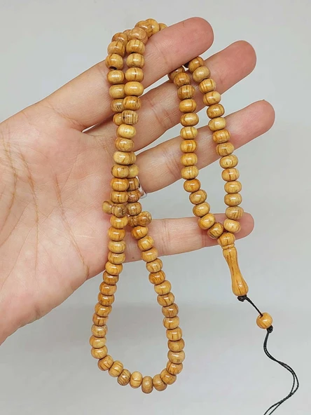 Meşe Ağacı 99luk Tesbih 5x7mm (55798) - 5