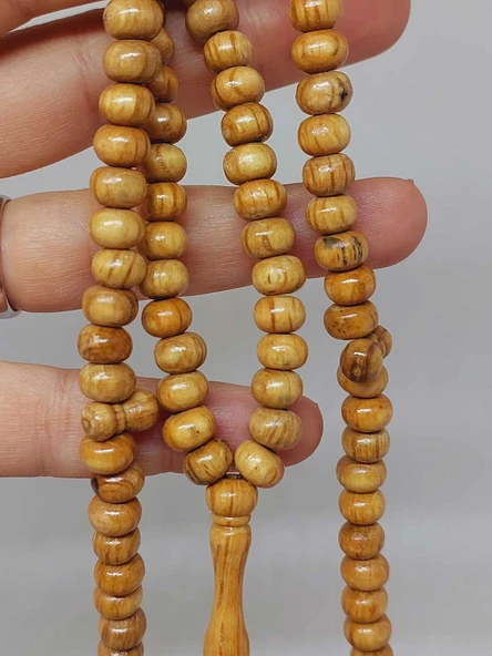 Meşe Ağacı 99luk Tesbih 5x7mm (55798) - 2