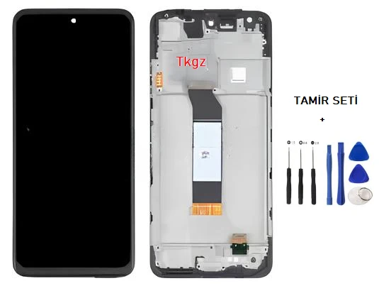 Xiaomi Redmi NOTE 10 -5G- Uyumlu Lcd Ekran Dokunmatik SERVİS Orijinali ÇITALI + TAMİR SETİ