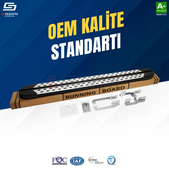 VW Transporter T6 Kısa Şase TrimLine Gri Yan Basamak 215 Cm 2015 2016 2017 2018 2019 - 2
