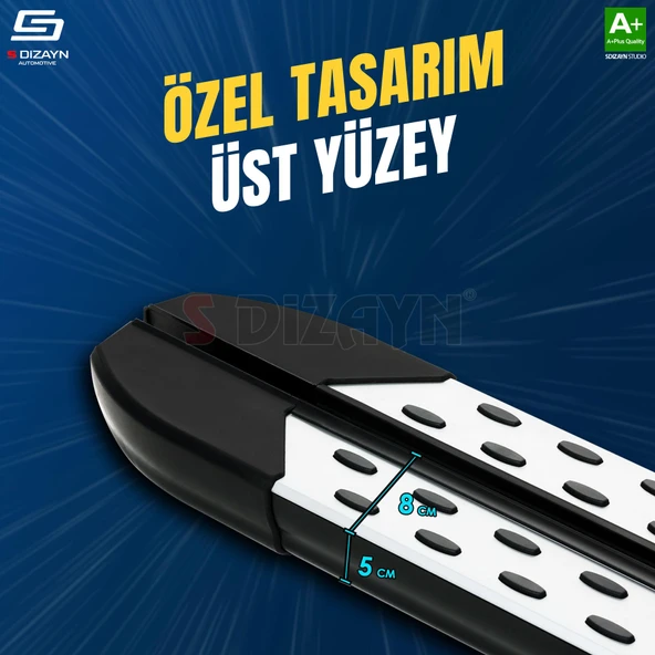 VW Transporter T6 Kısa Şase TrimLine Gri Yan Basamak 215 Cm 2015 2016 2017 2018 2019 - 3