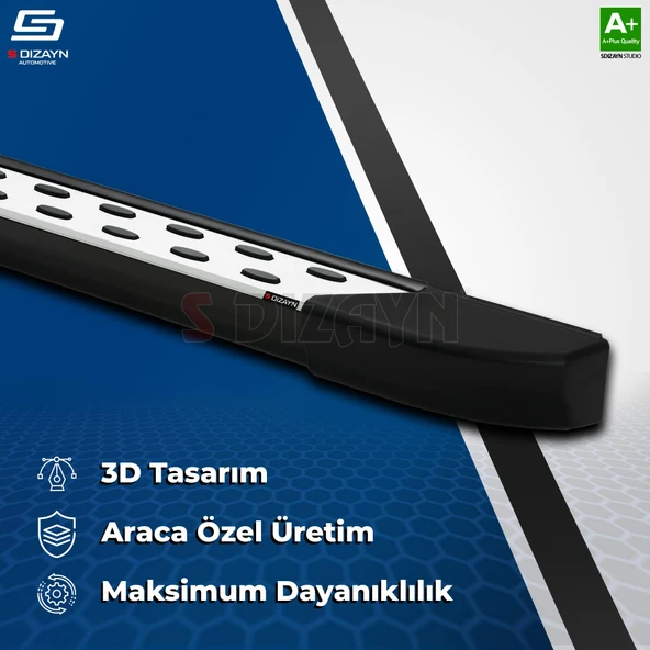 VW Transporter T6 Kısa Şase TrimLine Gri Yan Basamak 215 Cm 2015 2016 2017 2018 2019 - 4