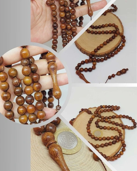 Amerikan Cumaru Ağacı 99luk Tesbih 9.5mm (55804)