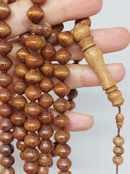 Mango Ağacı Sığırcık Kesim 99luk Tesbih 9*9.5mm (55808) - Resim 2