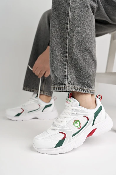 Amed Spor BRAİN Unisex Ortopedik Günlük Bağcıklı Sneaker Spor Ayakkabı - 5