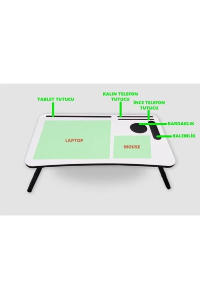 ARKITEKT EX Portatif Katlanabilir Laptop Bilgisayar Sehpası - 2