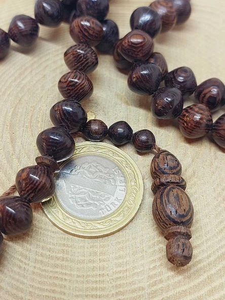 Venge Ağacı 99luk Tesbih 8.5*9mm (55806) - Resim 3