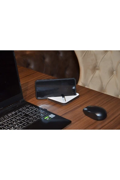 ARKITEKT EX Ahşap Telefon Tutucu Beyaz Renk - 2