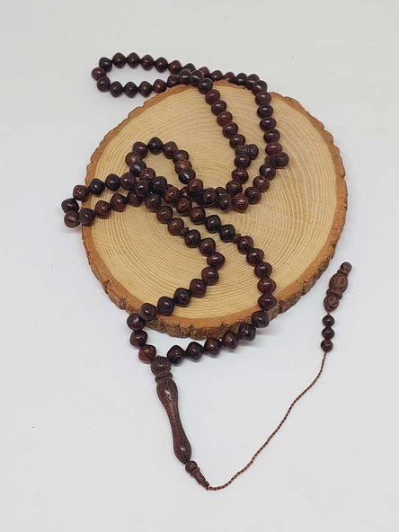 Venge Ağacı 99luk Tesbih 8.5*9mm (55806) - Resim 4