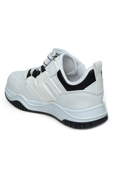 Celira Pvl Beyaz Siyah Erkek Çocuk Sneaker Spor Ayakkabı - 3