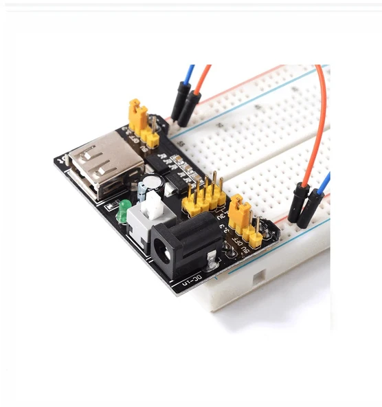 Robotik Kodlama Arduino Temel Seviye Elektronik Başlangıç Seti - Kutulu MB-102 Breadboard Güç Kartı ve Adaptörlü - Resim 7