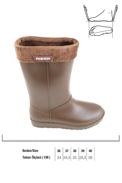 Gezer 00623 Kadın Termal Astarlı Su Geçirmez Çizme - Resim 4