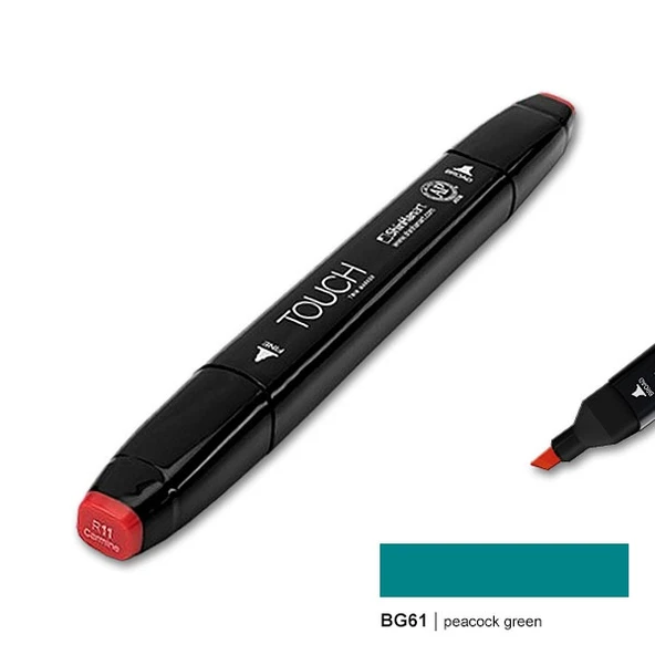 TOUCH TWIN MARKER BG61 PEACOCK GREEN