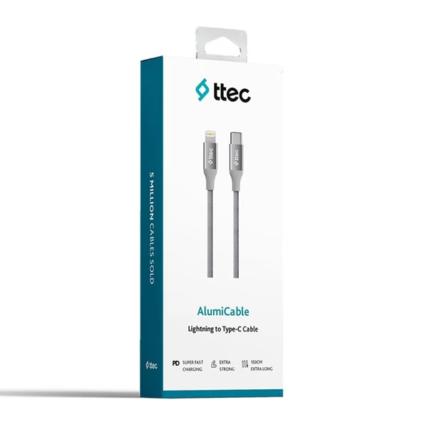 TTEC TPC-E LİGHTİNG ŞARJ KABLOSU ürün görseli 1