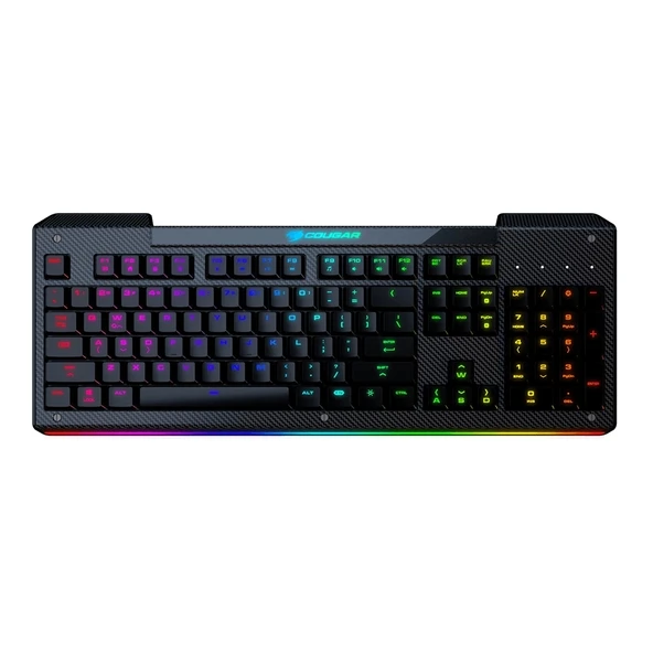 Cougar Aurora S RGB ING Kablolu Gaming Klavye - Resim 4