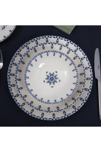 Güral Porselen Atina Bone 24 Parça 6 Kişilik Yemek Takımı GBSATN24Y4R1654 - 3