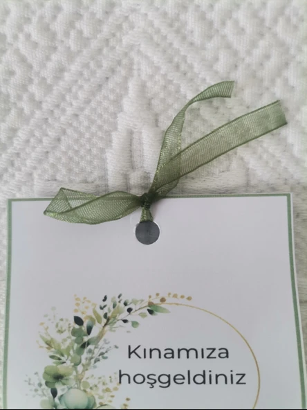 Özel Tasarım Hazır Paketlenmiş Kınamıza Hoşgeldiniz Yazılı Hediyelik Dağıtmalık Kına 75 Adet - Resim 7