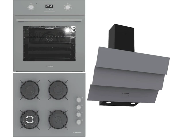 Termikel Ankastre Set (BO O64D5C A + BH P6194C A + CH S6532C BA) ürün görseli 1