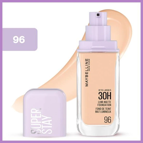 Maybelline New York Super Stay Lumi Matte Fondöten - 96 - 2