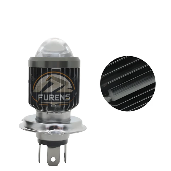 Dacia Logan Araca Özel Far Seti Mercek Led Xenon Uzun kısa Çift Renk - 7