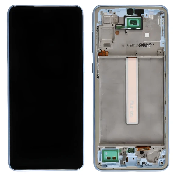 Samsung Galaxy A33 5G SM-A336 Uyumlu Lcd Ekran Dokunmatik SERVİS Orijinali ÇITALI MAVİ ürün görseli 1