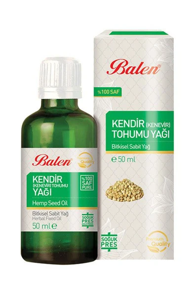 Kendir Tohumu Yağı Soğuk Pres 50 ml