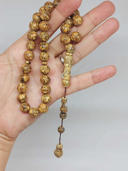 Zencefil Ağacı 33lük Tesbih 10mm (55840) - Resim 5