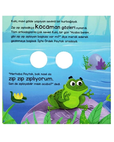 Kurbağa Kuki ve Sevimli Dostları Bu Kocaman Gözler Kimin - Resim 3