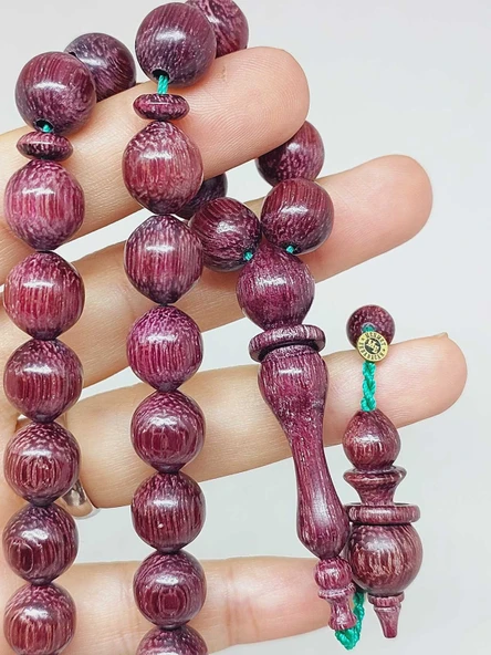 Morgül Ağacı 33lük Usta İşçilikli Tesbih 11mm (55842) - Resim 2