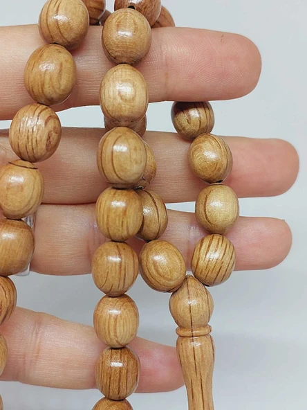 Kör Diken Ağacı Badem Kesim 33lük Tesbih 8*11mm (55852) - Resim 2