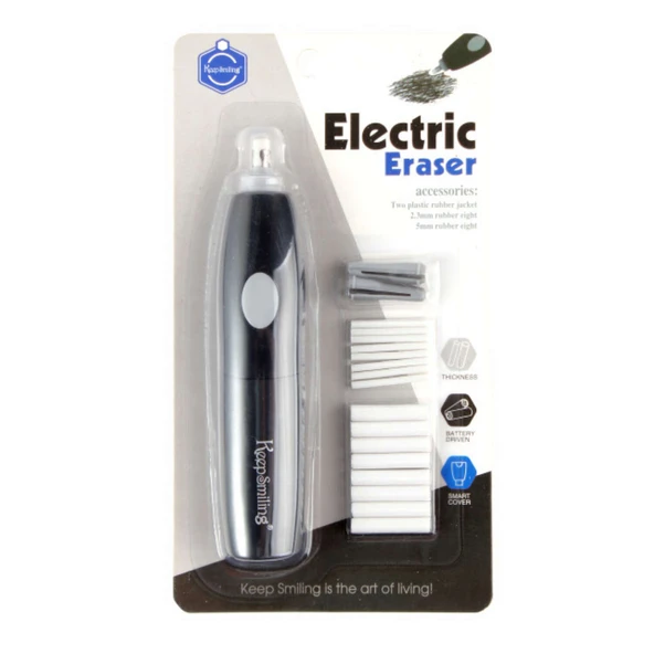 Keep Smiling Pilli Kalem Silgi N:EE-0001 ürün görseli 1