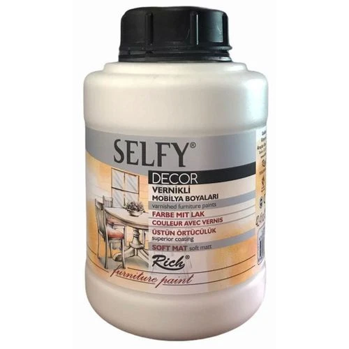 Rich Selfy Decor Vernikli Mobilya Boyası 1250 cc Dantel ürün görseli 1