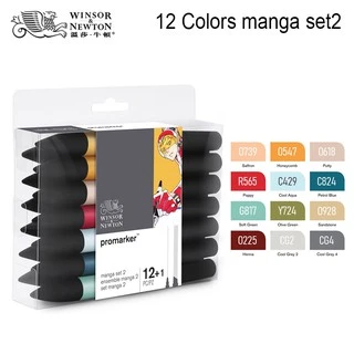 Winsor & Newton Promarker Manga Seti 12+1 ürün görseli 1