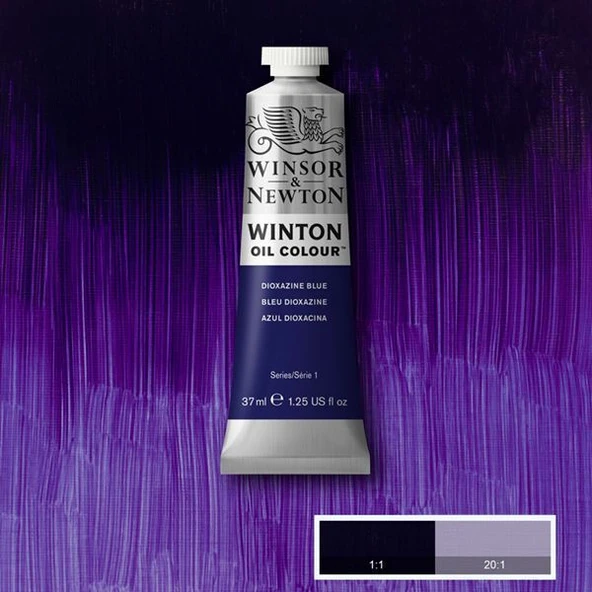 Winsor&Newton Winton Yağlı Boya 37ml Dioxazine Blue  406