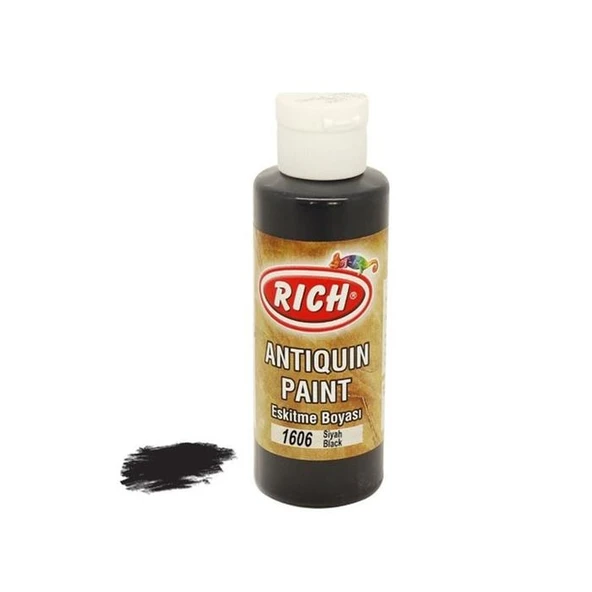 Rich Akrilik Eskitme 120 cc Siyah ürün görseli 1