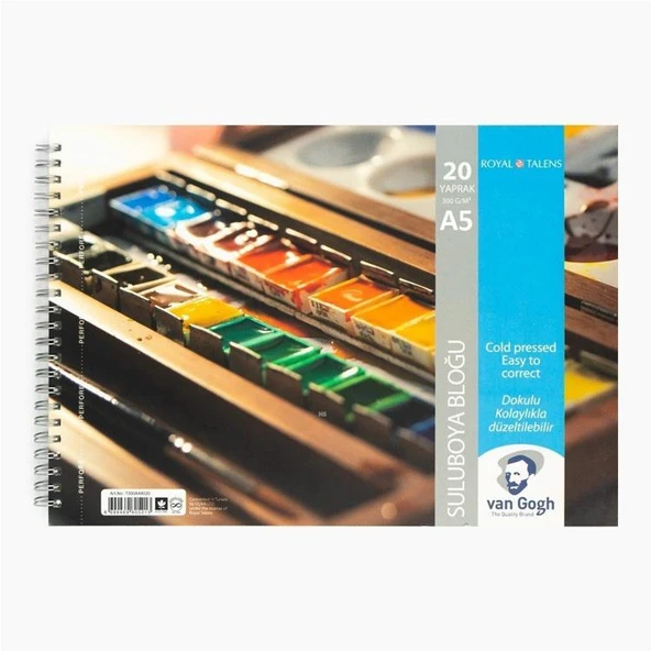 Talens Van Gogh Suluboya Bloğu A5 300 gr 20 Yaprak ürün görseli 1