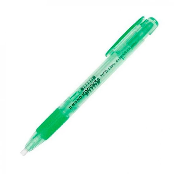 Tombow Mono Knock Kalem Silgi Şeffaf Yeşil - Resim 2