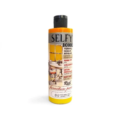 Rich Selfy Decor Vernikli Mobilya Boyası 240 cc Portakal Çiçeği ürün görseli 1
