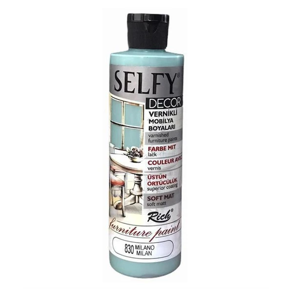 Rich Selfy Decor Vernikli Mobilya Boyası 240 cc Milano ürün görseli 1