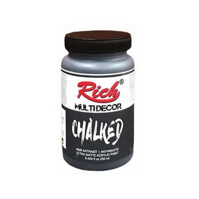 Rich Multi Decor Chalked Boya 250 ml Antrasit 4606 ürün görseli 1