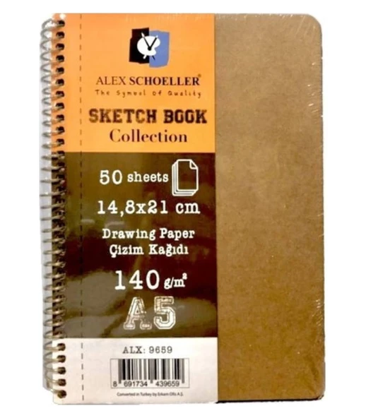 Alex Schoeller Eskiz Defteri 140 g A5 50 Yaprak ürün görseli 1