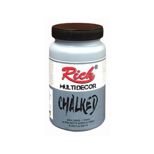 Rich Multi Decor Chalked Boya 250 Ml Onyx 4604 ürün görseli 1